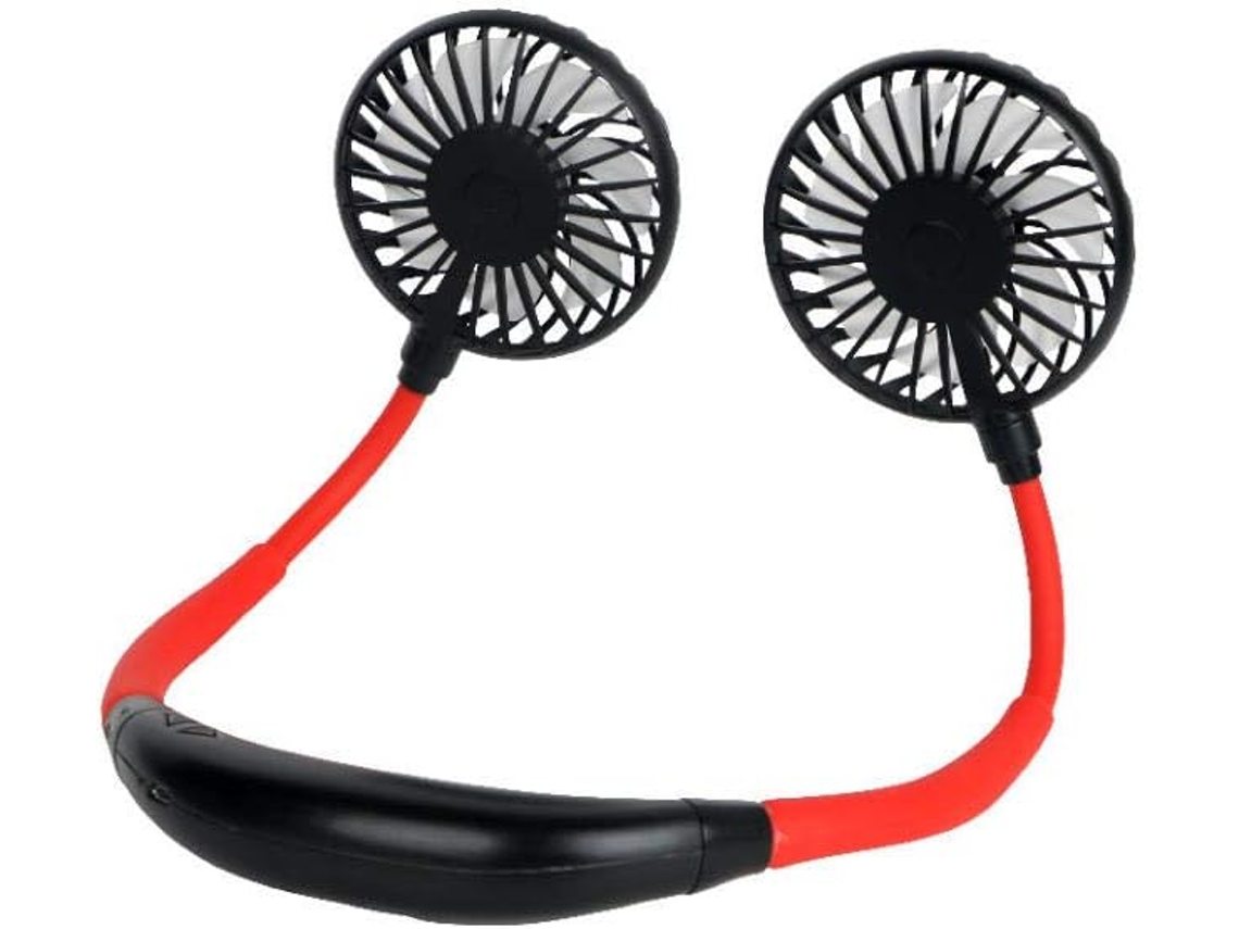 Mini Pescoço Ventilador 1800m para Uso Doméstico e Externo