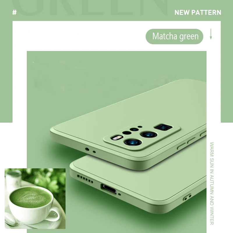 Capa De Silicone Líquido Macia (verde Para Redmi Note 10 4g)