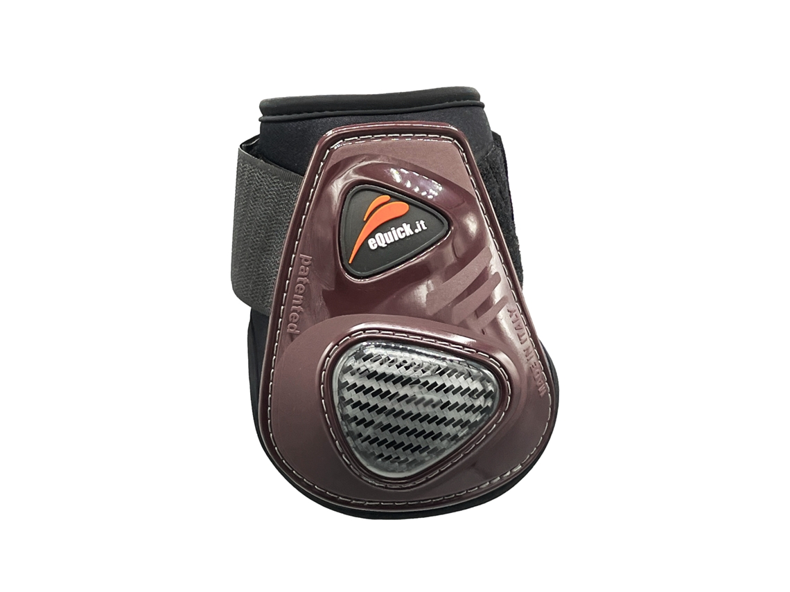 Cavalos de Fetlocks EQUICK Ecarbon Velcro Cob