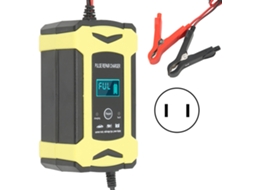 Carregador Inteligente De Baterias Com Ventilador De Resfriamento Pulso De Alta E Baixa Frequência Manutenção Smart Plug Us 110‑240v