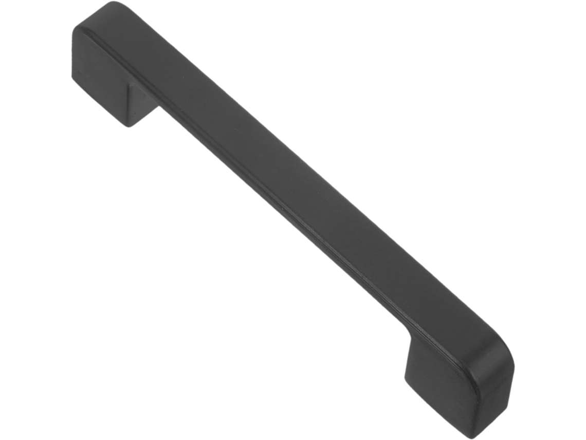 Puxador Vintage Para Gabinete, Em Liga De Zinco Preta, Com Distância Entre Furos De 9, 60cm