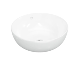 Basin, Basins Vidaxl Branco Cerâmica