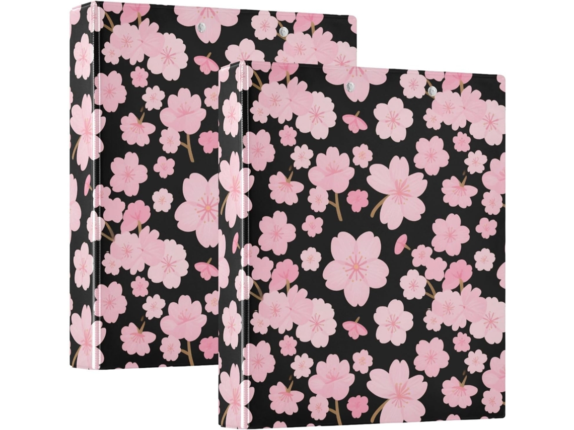 Massa 3,8cm Com Estampa Flor Cerejeira Japonesa Rosa, Massa Com Prancheta 3,8cm, Embalagem Com 1 2 Massas