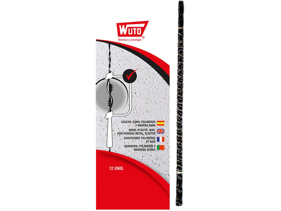 Serra Marchetaria Madeira espiral Wuto 5/13Cm 35,5Tpi Blister 12 Serras