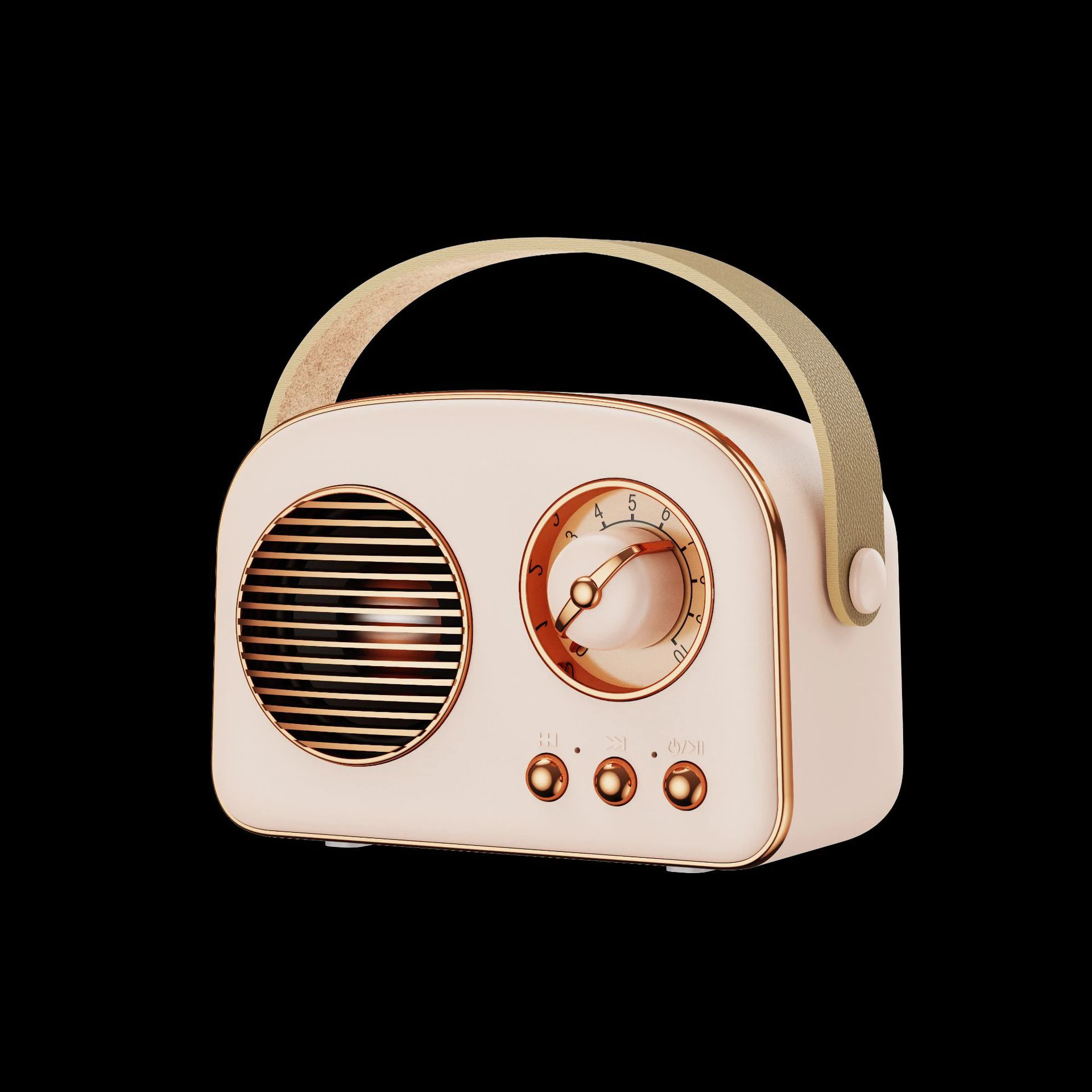 (rosa) Caixa De Som Bluetooth, Reprodutor De Música Mp3, Compatível Com Cartão Tf, Usb E Entrada Aux.