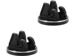 Suporte Giratório De Silicone Para Celular Em Duas Peças, Para Carro, Smartphone E Tablet.