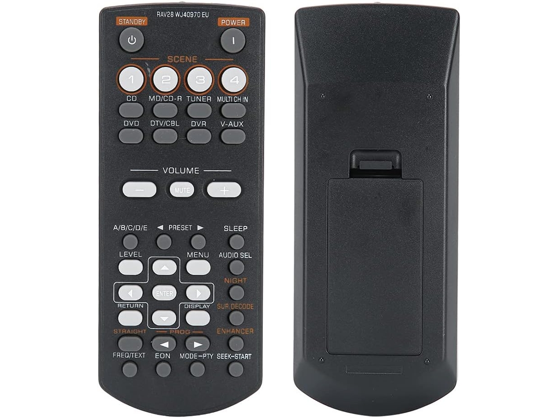 Comando Durável Para Dvd E Vídeo, Compatível Com Rav28, Com Amplo Alcance