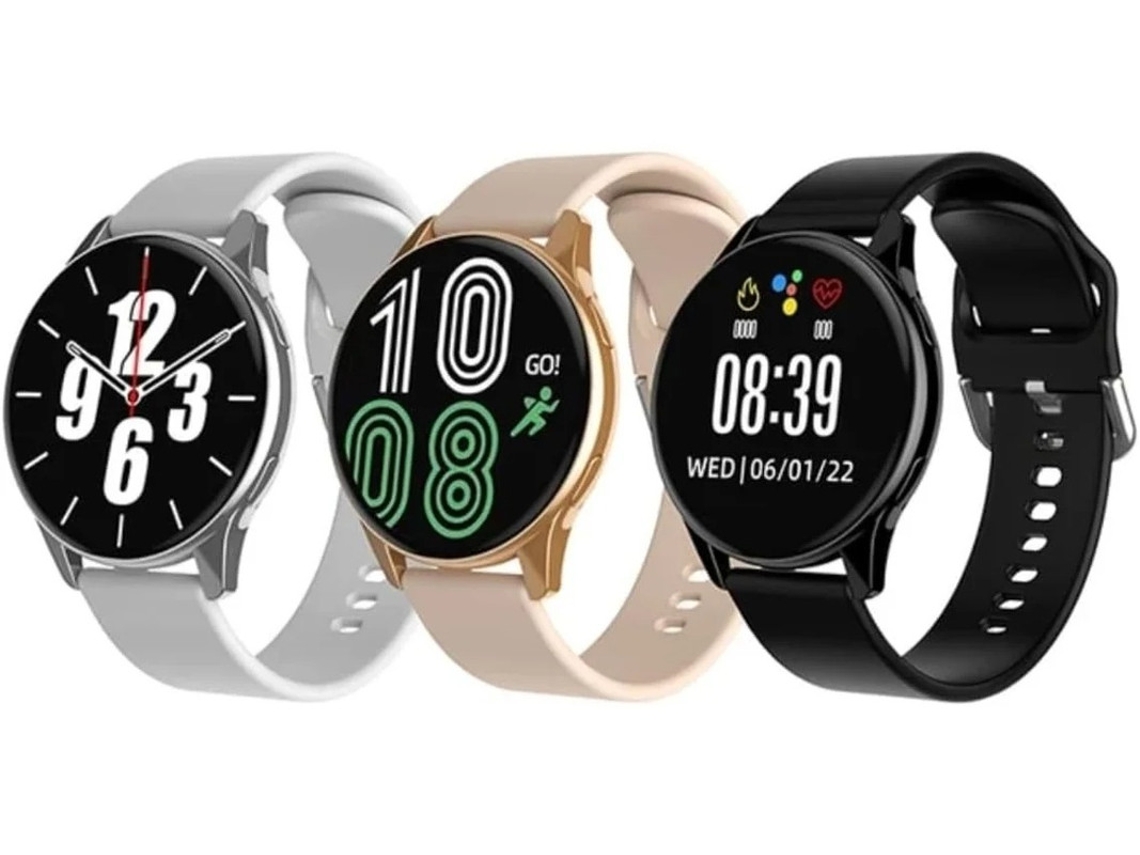Smartwatch com Bluetooth, rastreador fitness, tela redonda grande, vários modos esportivos, bateria de 4 a 15 dias Bestvite