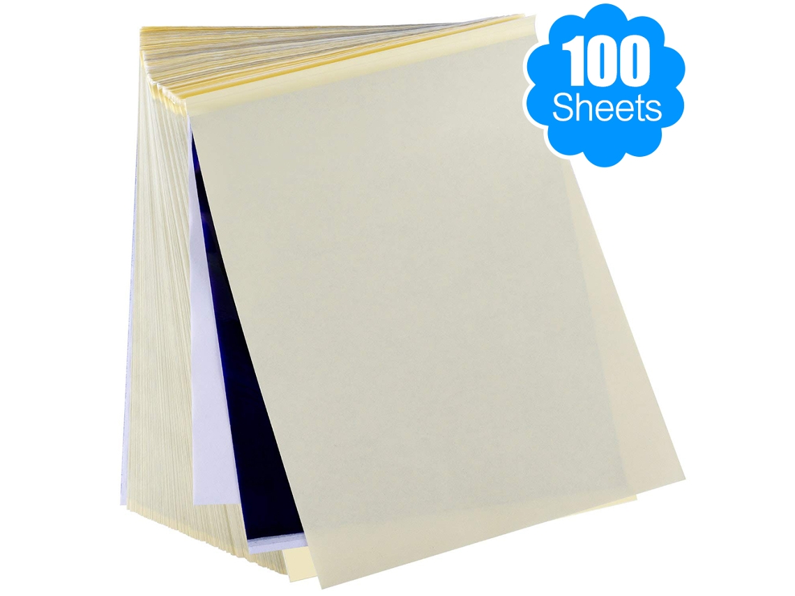 Papel De Transferência De Tatuagens 100 Folhas Papel Térmico Modelo A4 Para Pele Tatuagens Diy