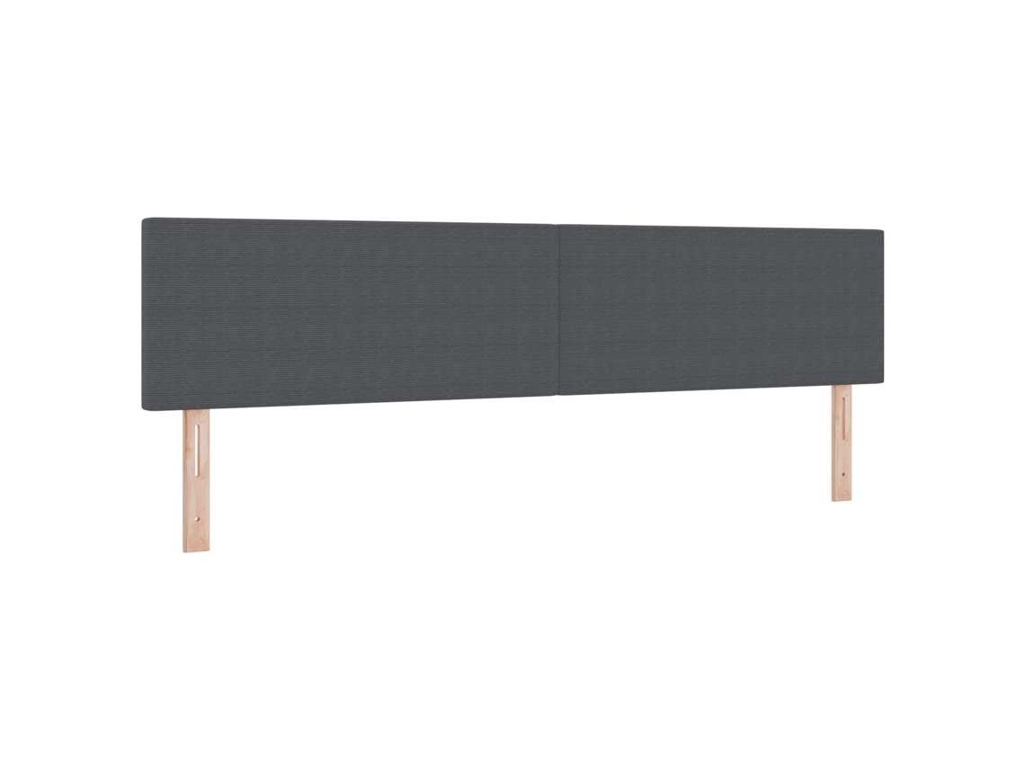 Conjunto 1 Cabeceira Moderna Vidaxl Cinzento Cordão (200 Cm)
