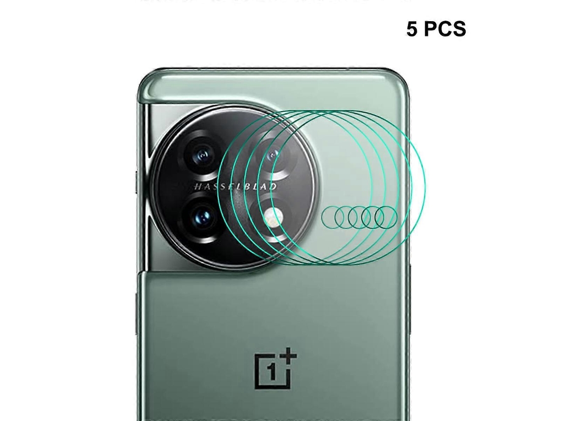 Kit Com 5 Películas De Vidro Temperado Para Lente Da Câmera Traseira Enkay Hat-prince 9h Para Oneplus 11.