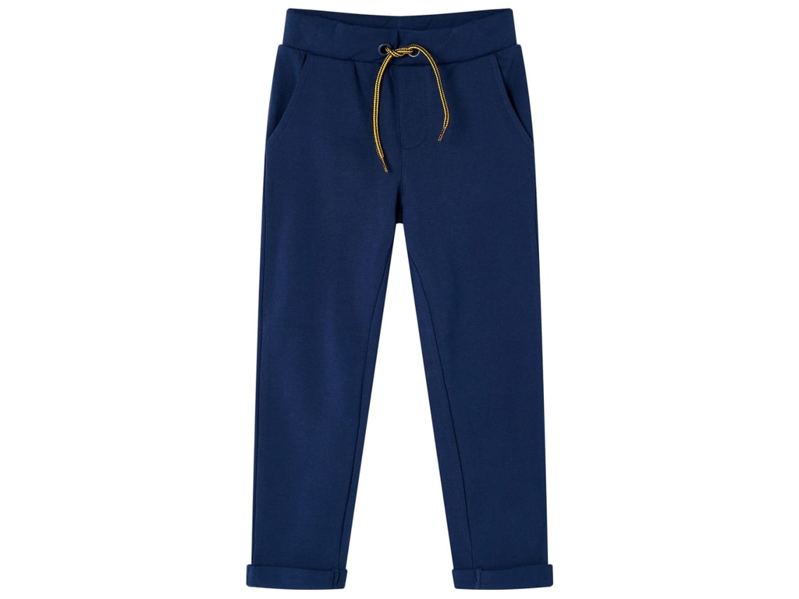 Calças De Criança Com Cordão Azul-marinho 104