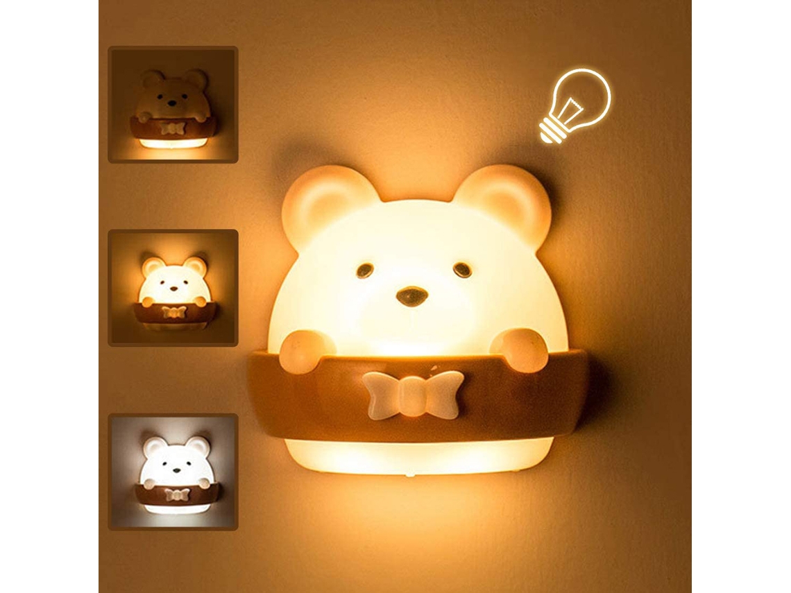 Rebe-luz Noturna Led Sem Controle Remoto Punch Protetora Dos Olhos Luz Noturna Para Quarto Infantil
