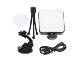 Rgb Video Light Portable 2000mah Rechargeable Led Camera 360° Full Color 2500‑9000k Photography Light With 3 Cold Shoe LAXISCREED