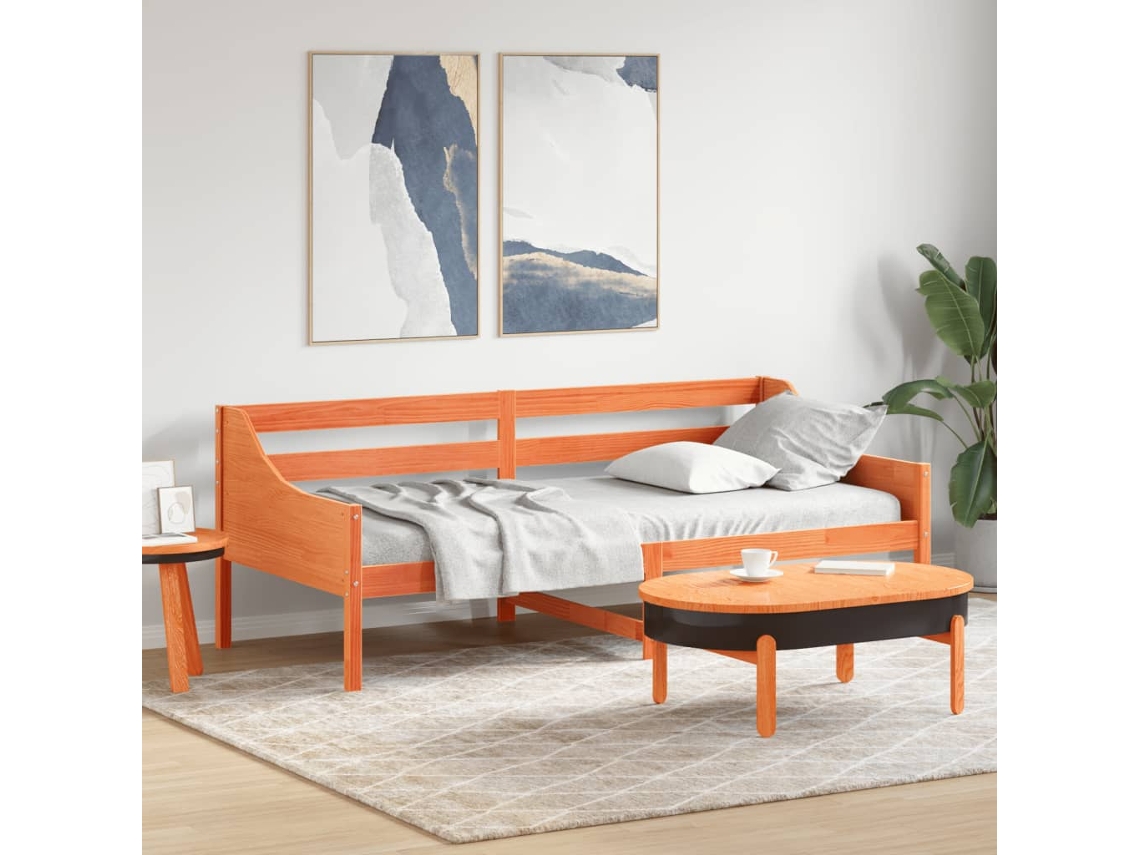 Vidaxl Espreguiçadeira Sem Colchão Cera 100x200 Cm