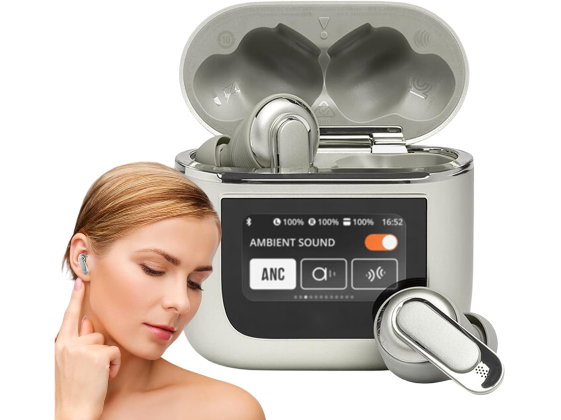 Fones De Ouvido Inteligentes E Sem Fio Com Estojo Controle Por Toque.