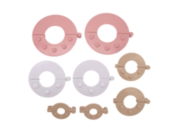 Ats kit de Fabricação de Pompons 8 Peças com 4 Tamanhos Ferramentas para Costura Diy Tapetes Lana