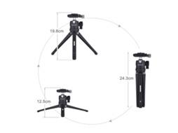 2026 trípode Mini Portátil Con Cabeza Esférica para Iphone, Gopro Y Teléfonos Móviles Soporte de Mesa para Fotografía