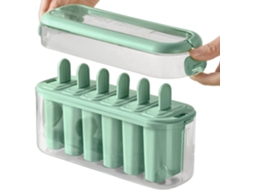 Formas De Silicone Para Sorvete Com Manga, Reutilizáveis, Antiaderentes E