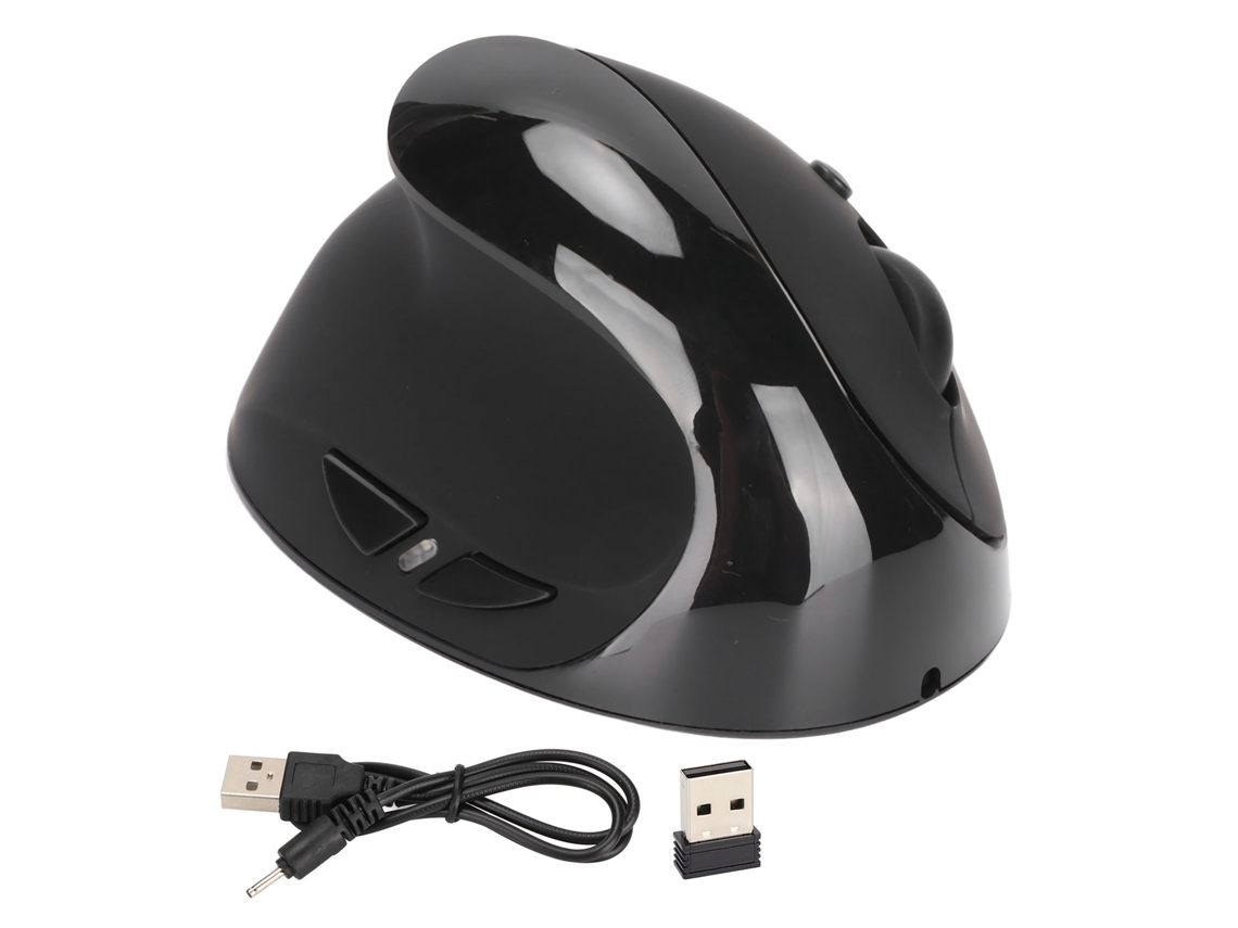 Mouse Vertical Ergonômico Sem Fio Para Mão Esquerda