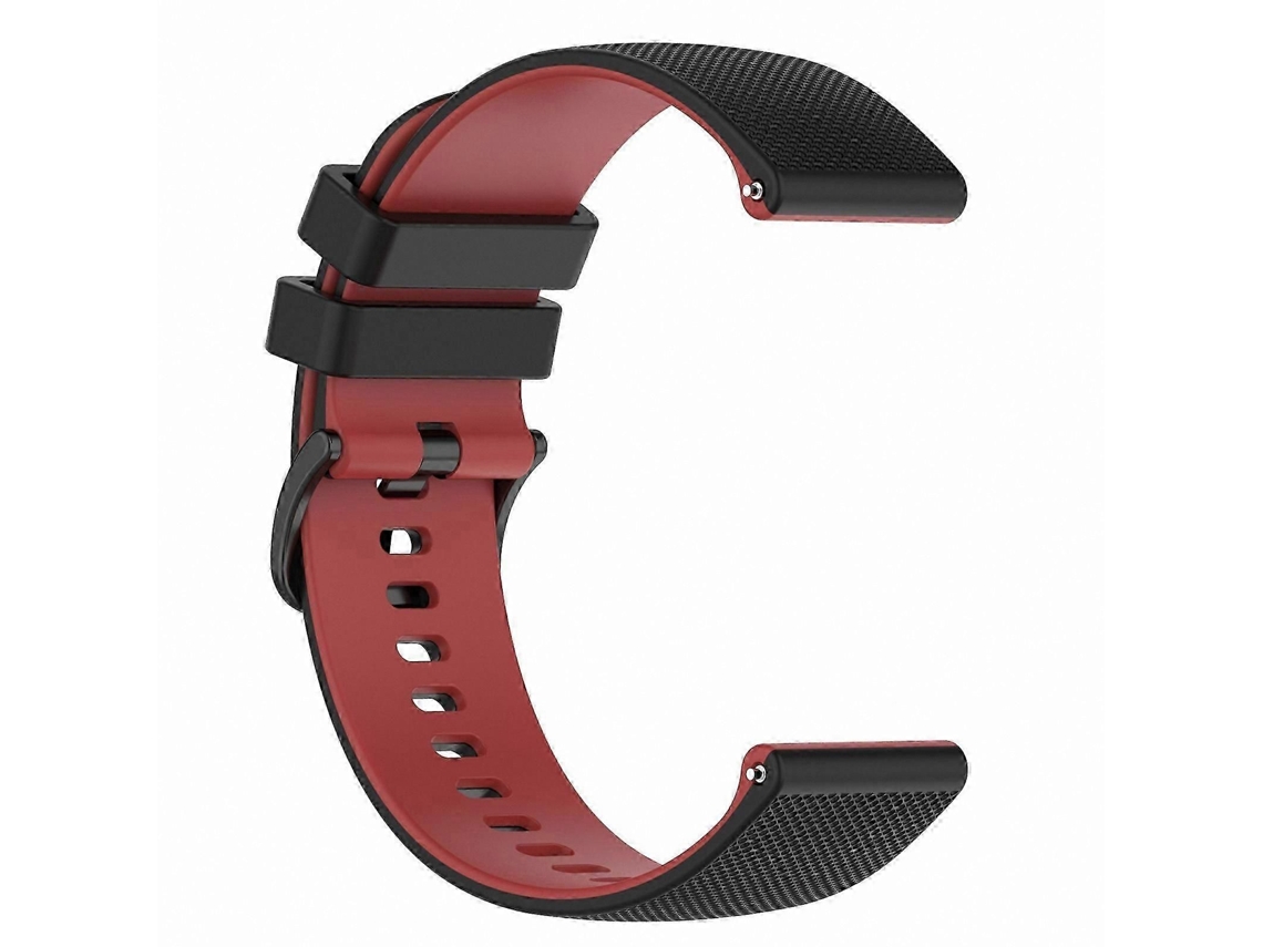 Pulseira De Silicone Bicolor Para Modelos Compatíveis Com Smartwatches.