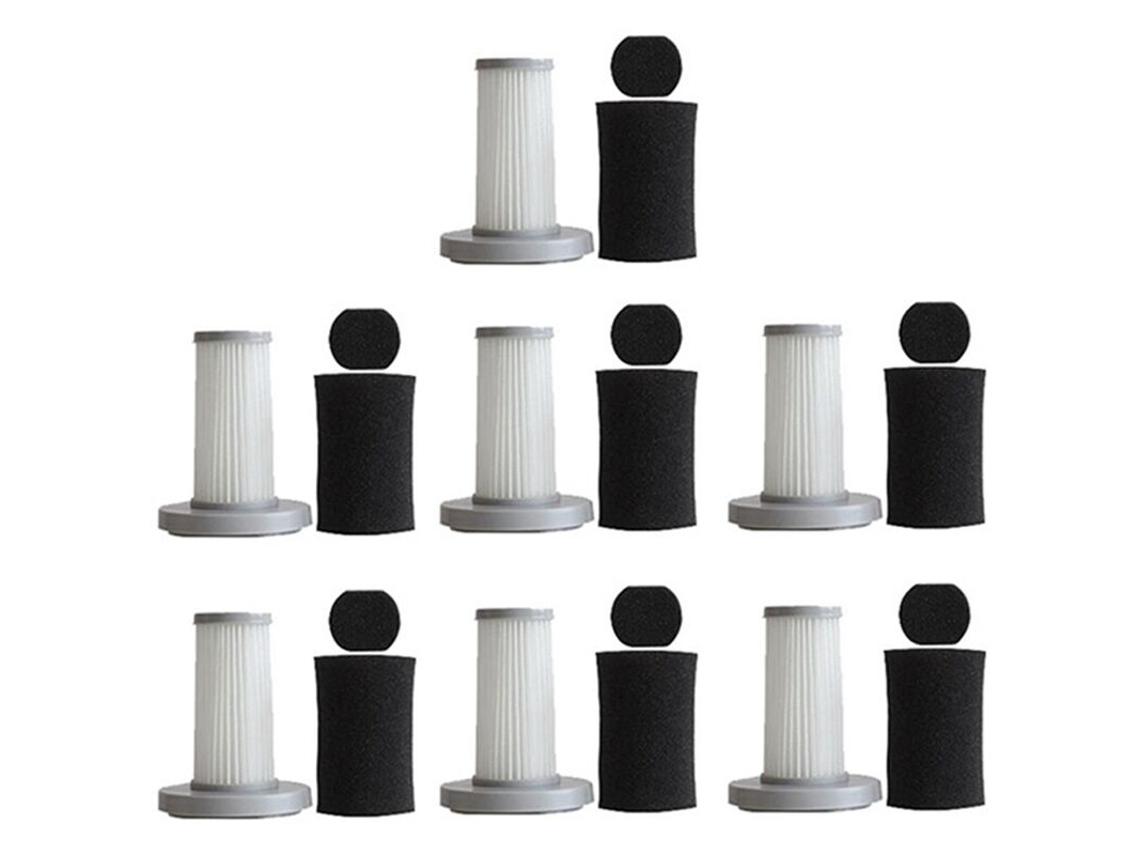 Kit com 7 Filtros Hepa de Esponja para Aspirador de Pó Deerma Dx700 Dx700s, Peças de Reposição e Acessórios BRILVIBERA