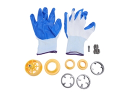 Kit de Rosqueador de Tubos de PVC (compatível com Furadeiras Elétricas, acompanha 3 Matrizes)
