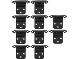 Conjunto De 10 Dobradiças Sobreposição Para Armários, Ferragens