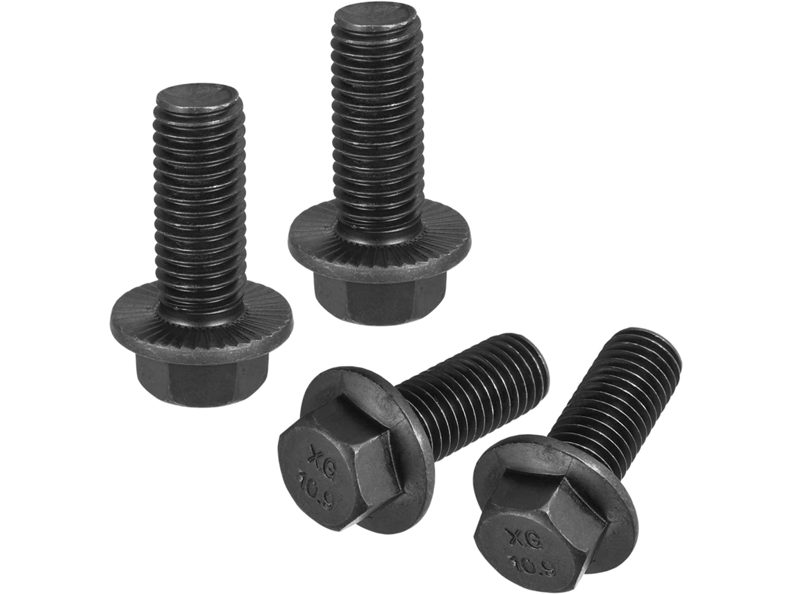 Parafusos Flangeados Sextavados M14x35mm em Aço Grau 10.9, Pac. 4 Pçs CHABERLU