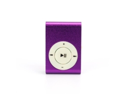 Reprodutor Mp3 Usb2.0 Com Clip 3.5mm Sem Tela Suporta Cartão De Memória Simples Mini