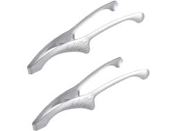 Pinças Para Churrasco Popetpop De Aço Inoxidável, Conjunto De 2 Peças, Pinças Multiuso Para Alimentos, Ideais Para