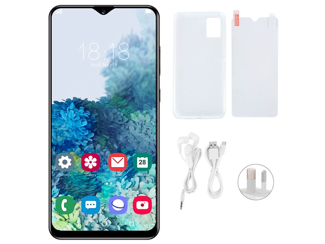 Laxiscreed Smartphone Tela Gota Dual Sim Com Câmara E Bateria De Longa Duração