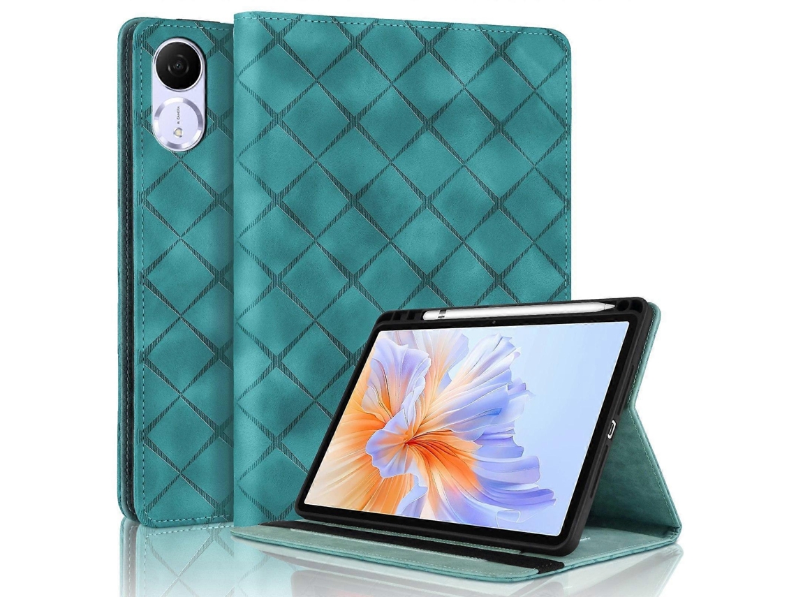 Capa de couro para tablet com relevo de diamante Webake