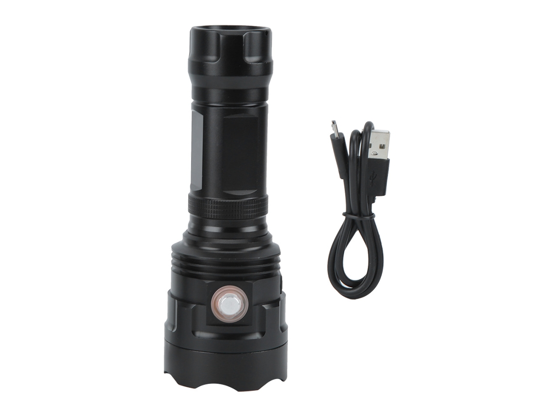 Rebe-lanterna Led De Alta Potencia Recargable Por Usb Impermeable Para Exterior, Rescate Y Senderismo T1u-90