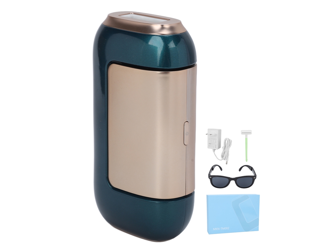 Depilador Ipl 990000 Flash Indolor Portátil Para Homens E Mulheres, Axila Zona Privada, Plugue Eu 100‑240v Verde