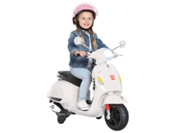Motocicleta Elétrica 6v 3 6a, Mp3+rodas Suporte, 2 3km H, Branca