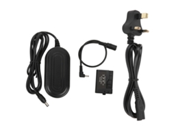 Adaptador De Energia Ac Com Acoplador Dc E Bateria Falsa Lp-e10 Para Canon 1100d 1200d 1300d 1500d