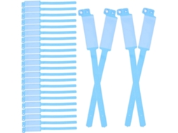 Pulseiras De Identificação Hospitalar, 100 Unidades, Em Pvc Impermeável E Resistente A Rasgos, Confortáveis E Visíveis
