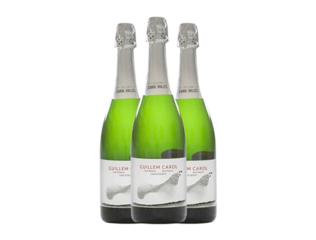 Espumante CAROL VALLÈS Guillem Brut Nature Cava Grande Reserva (0.75 L - 3 Unidades)