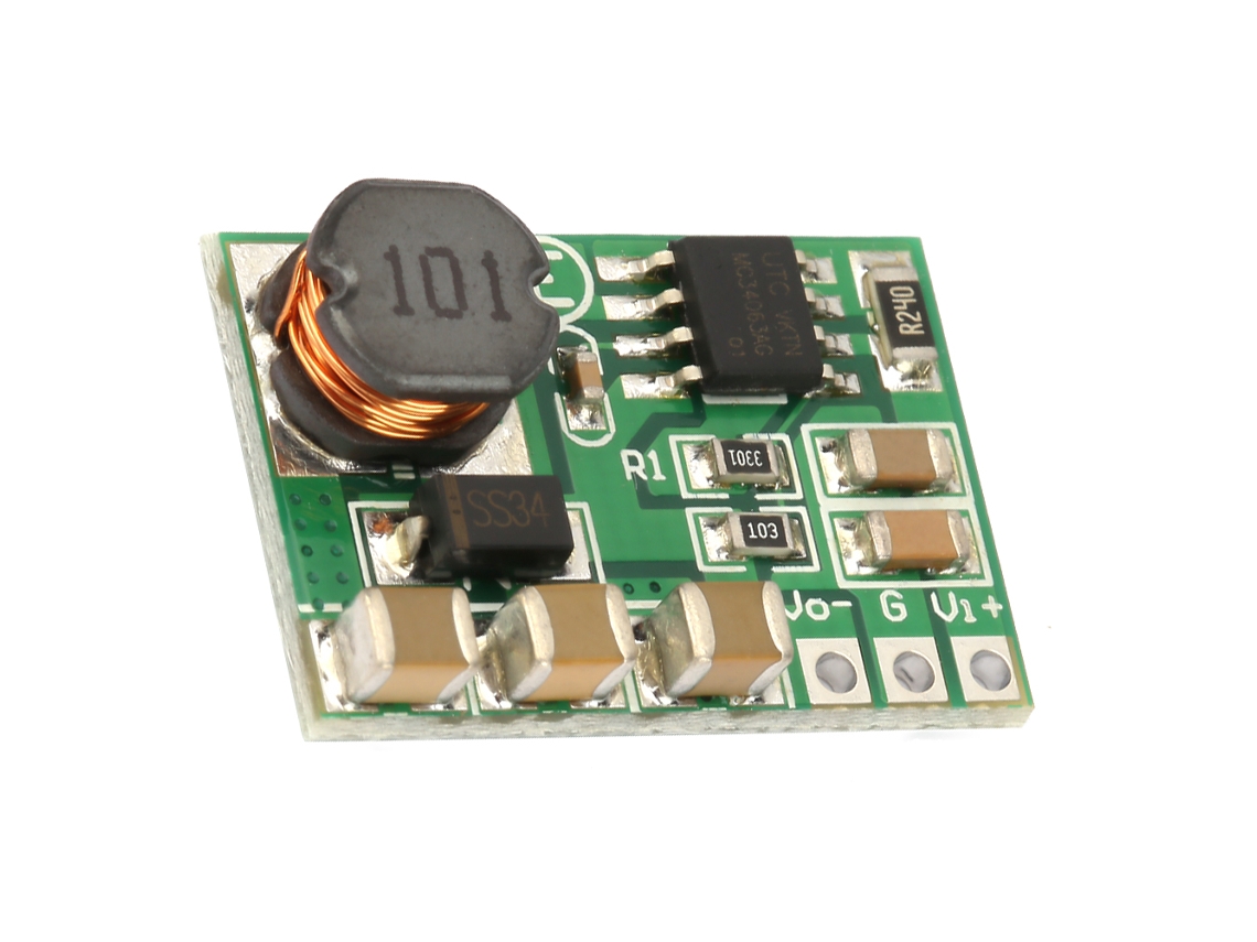 Módulo Conversor Dc-dc Com Tensão Negativa (saída -12v): Adc, Dac, Lcd, Boost E Buck