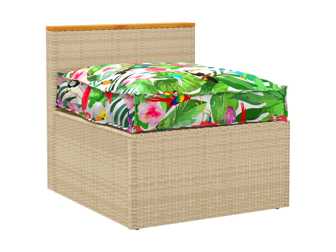 Capa De Palete Para Assento Selva Tropical 70x70x12 Cm Tecido Oxford Lovely Home