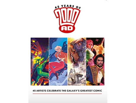 Livro 45 Years of 2000 AD Anniversary Art Book de Kevin O'Neill, Henry Flint et al. (Inglês - Capa Dura)