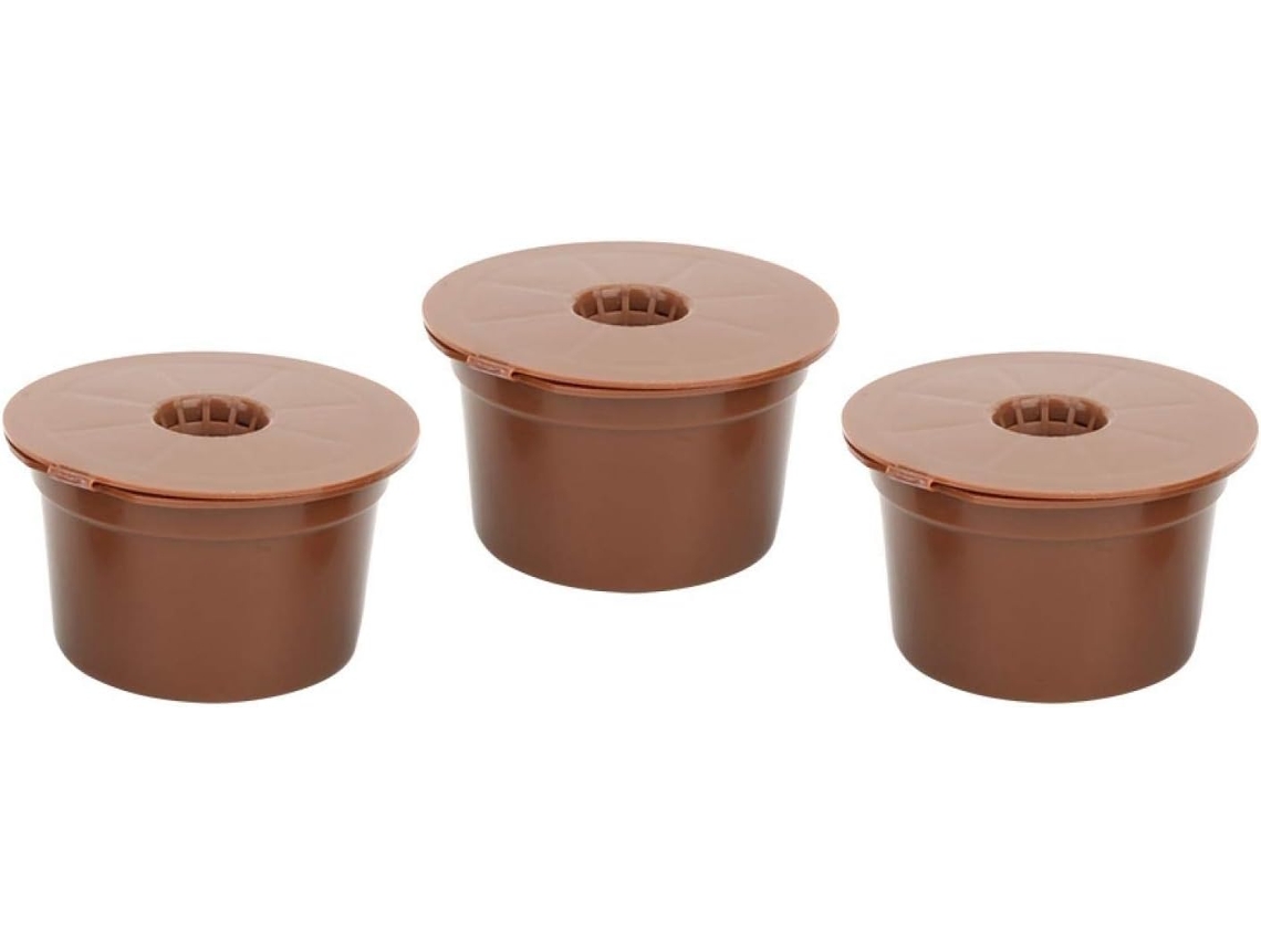 Filtro De Café 3 Peças De Plástico Para Máquina De Café Acessórios Reutilizáveis ​​refil Aquaforge