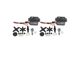 Mali 2 Conjunto Servo Digital Rc 40kg com Braço de Servo Metal 25t Alta Torção para Carros Barcos Robôs Rc 1/12 1/10 1/8
