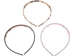 Conjunto De 3 Faixas De Cabelo Elegantes E Criativas Em Acetato Leve Para Mulheres.
