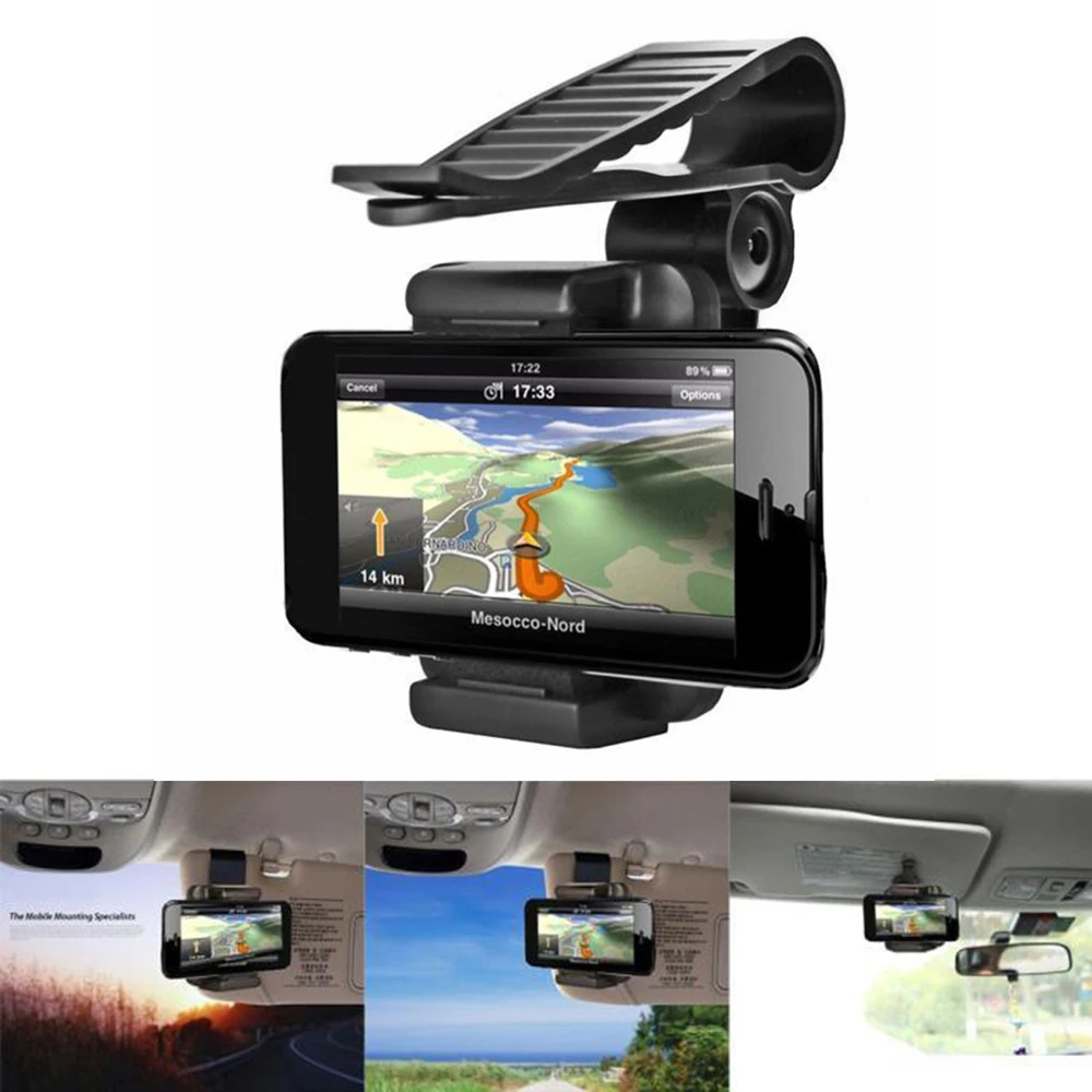 Suporte Universal Para Celular Com Proteção Solar Para Carro, Suporte Giratório De 360 ​​graus Para Celular.