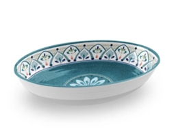 Travessa de Servir Oval TOUCH MEL Rabat em Melamina Inquebrável 33,5 X 23 Cm