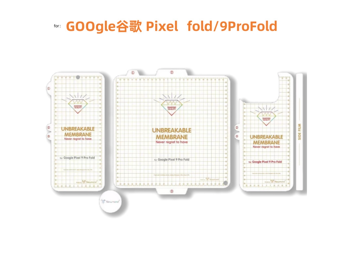 Película Protetora Macia De Hidrogel De Diamante Para Celulargoogle Pixel Fold