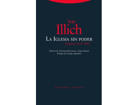 Livro La Iglesia Sin Poder de Iván Illich (Espanhol)