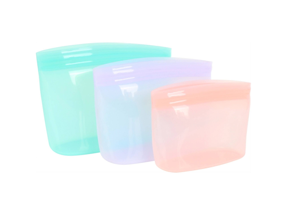 Saco Lanche Silicone 1500ml Verde Kasa
